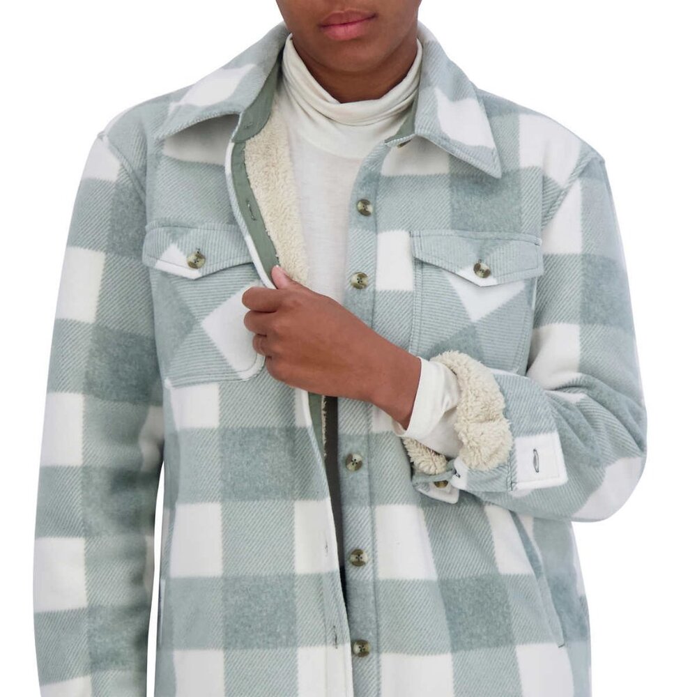 SAGE Ladies' Plush‎ Shirt Jacket